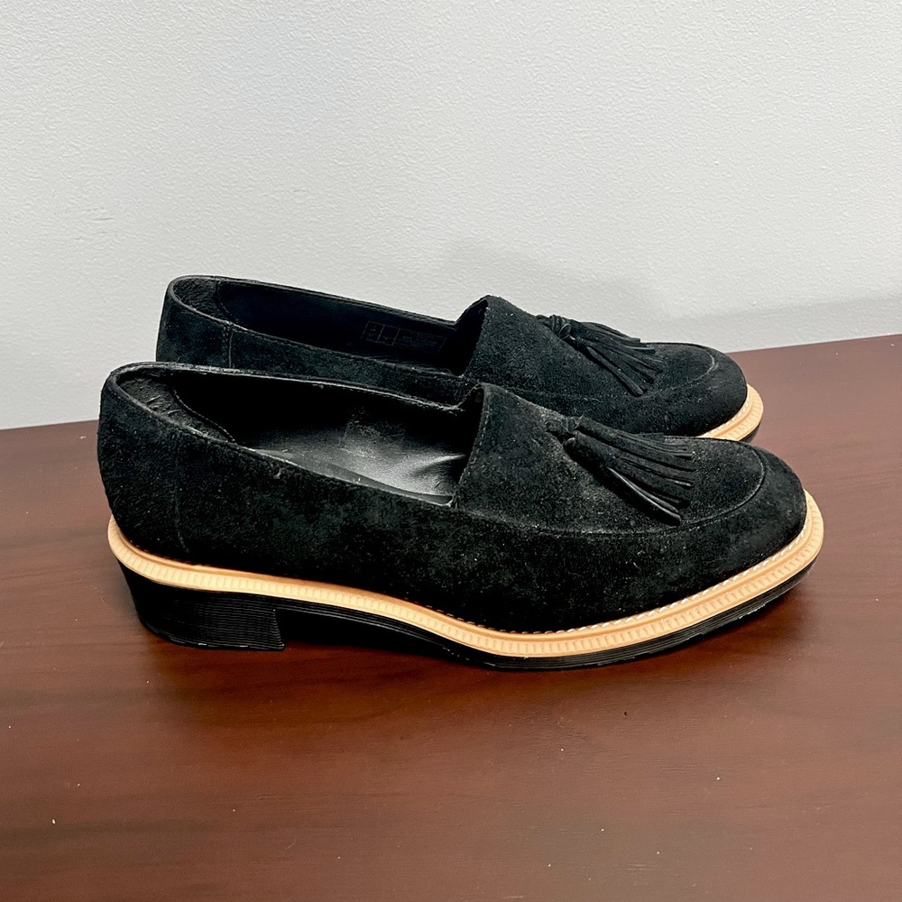 Dr. Martens Black Tassel Loafers
